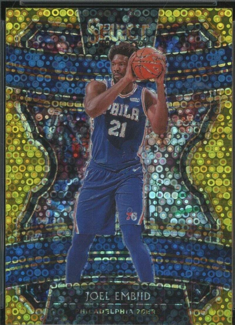 Joel Embiid [Gold Disco Prizm] #74