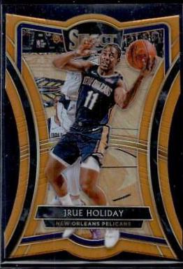 Jrue Holiday [Die Cut Orange Prizm] #151