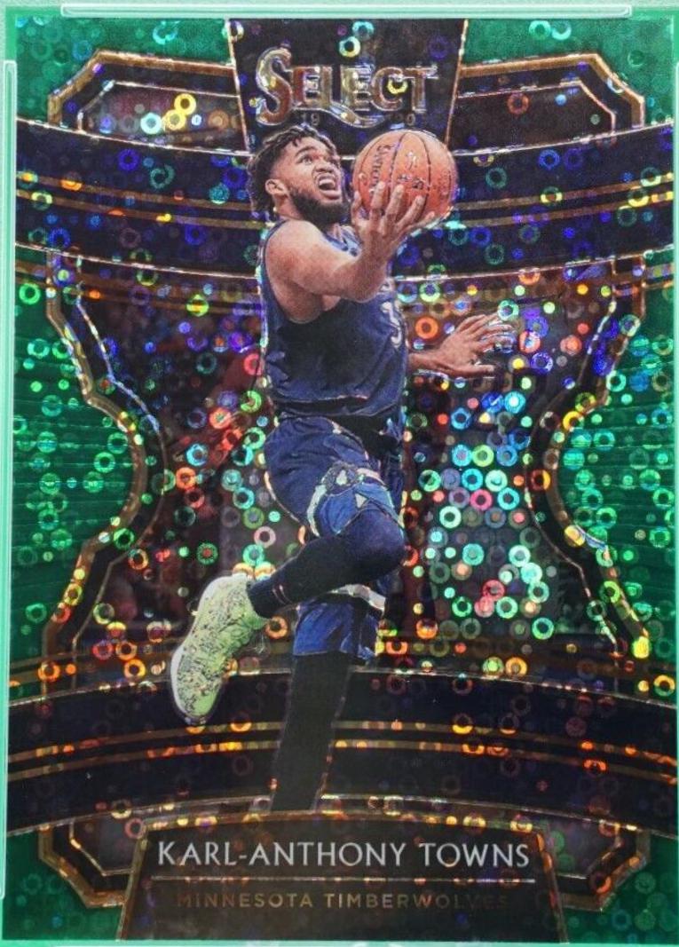 Karl Anthony Towns Green Disco Prizm #25