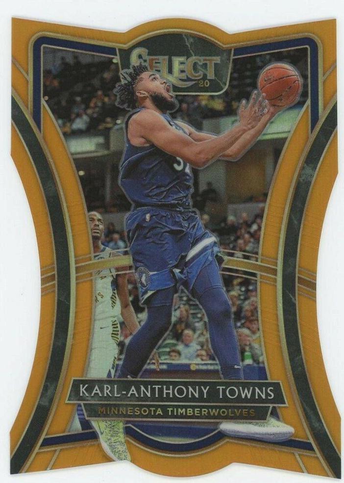 Karl-Anthony Towns [Die Cut Orange Prizm] #161
