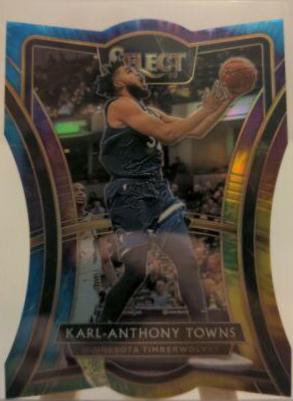 Karl-Anthony Towns [Die Cut Tie Dye Prizm ] #161