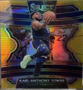 Karl-Anthony Towns [Gold Prizm] #25