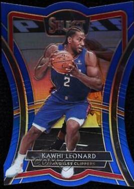 Kawhi Leonard [Die Cut Blue Prizm] #171