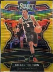 Keldon Johnson [Gold Prizm] #45