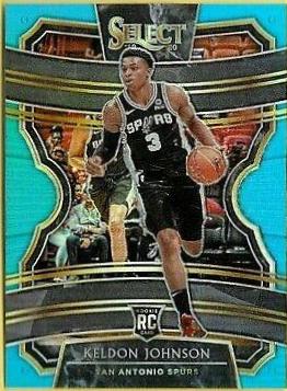 Keldon Johnson [Light Blue Prizm] #45