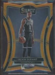 Kevin Durant [Die Cut Orange Prizm] #191