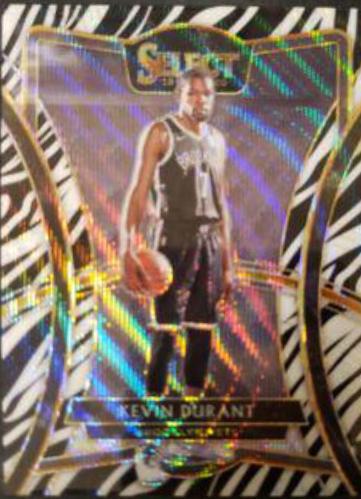 Kevin Durant [Zebra Prizm] #191