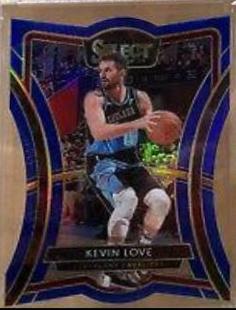 Kevin Love Die Cut Blue Prizm #113