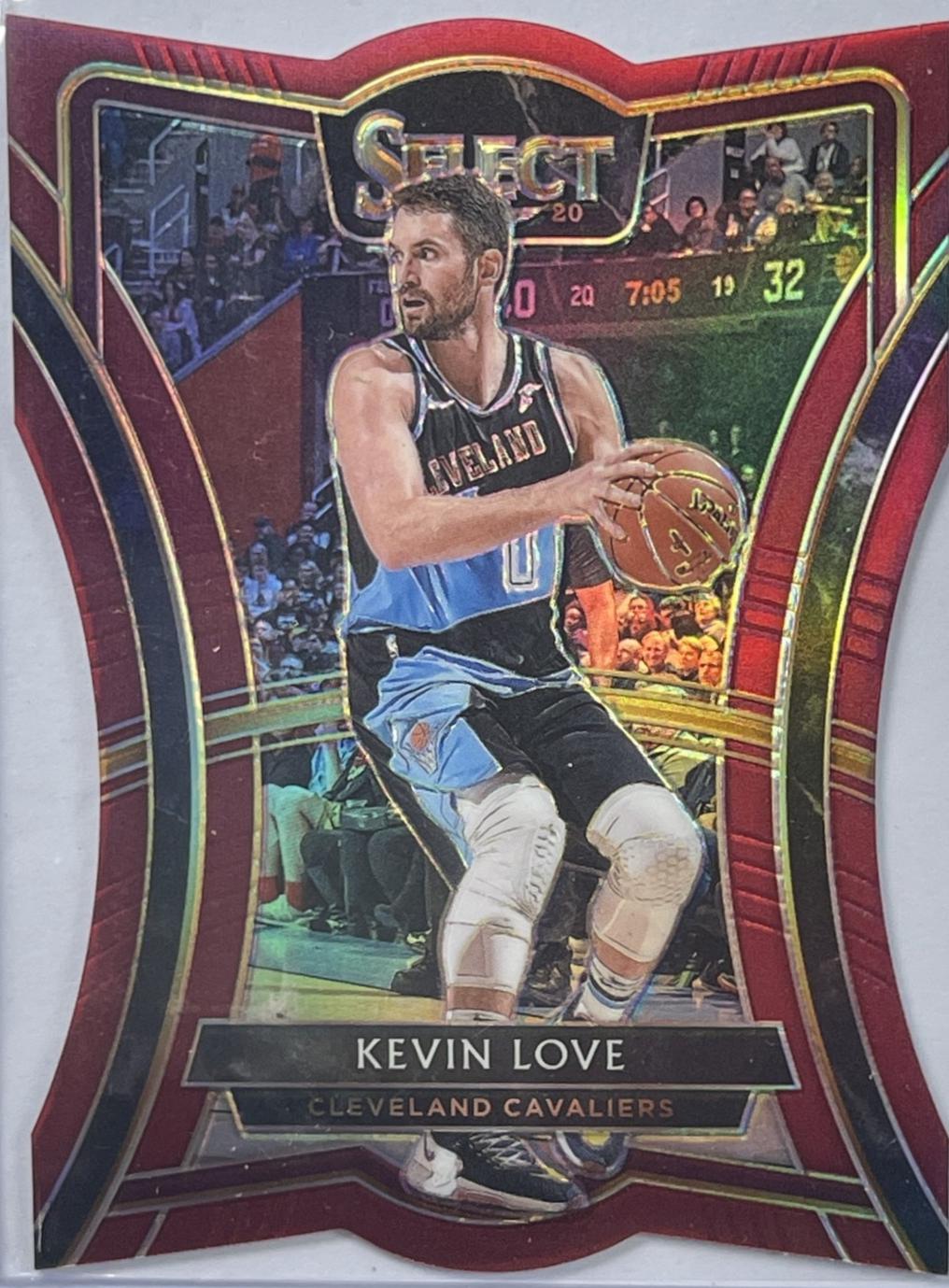 Kevin Love [Die Cut Maroon Prizm] #113
