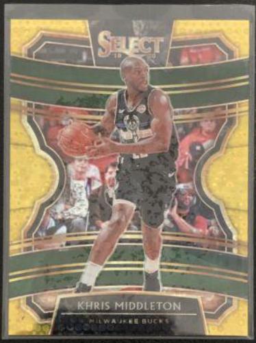 Khris Middleton [Gold Disco Prizm] #95