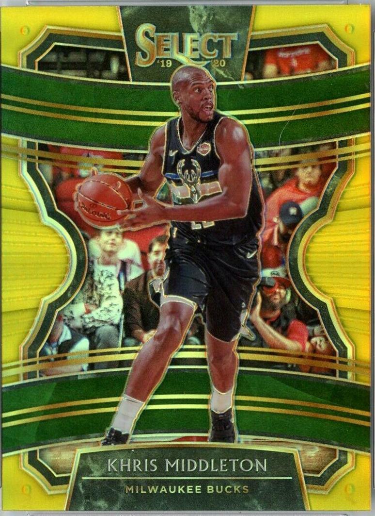 Khris Middleton [Gold Prizm] #95