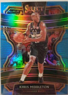 Khris Middleton [Light Blue Prizm] #95
