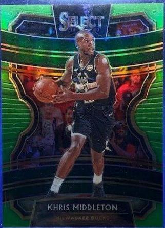 Khris Middleton [Neon Green Prizm] #95