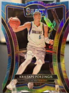 Kristaps Porzingis [Die Cut Tie Dye Prizm ] #123