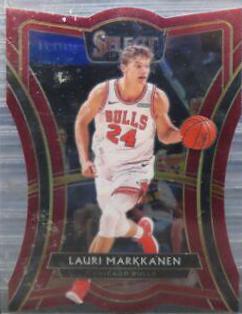 Lauri Markkanen [Die Cut Maroon Prizm] #163