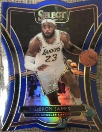 LeBron James [Die Cut Blue Prizm] #173