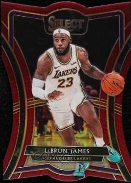 LeBron James [Die Cut Maroon Prizm] #173