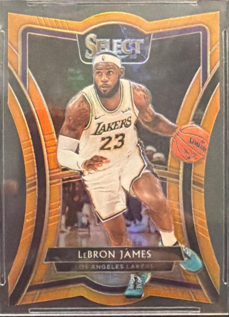 LeBron James [Neon Orange Pulsar Prizm] #173