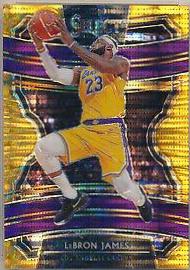 LeBron James [Neon Orange Pulsar Prizm] #47
