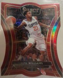 Lou Williams [Die Cut Purple Prizm] #183
