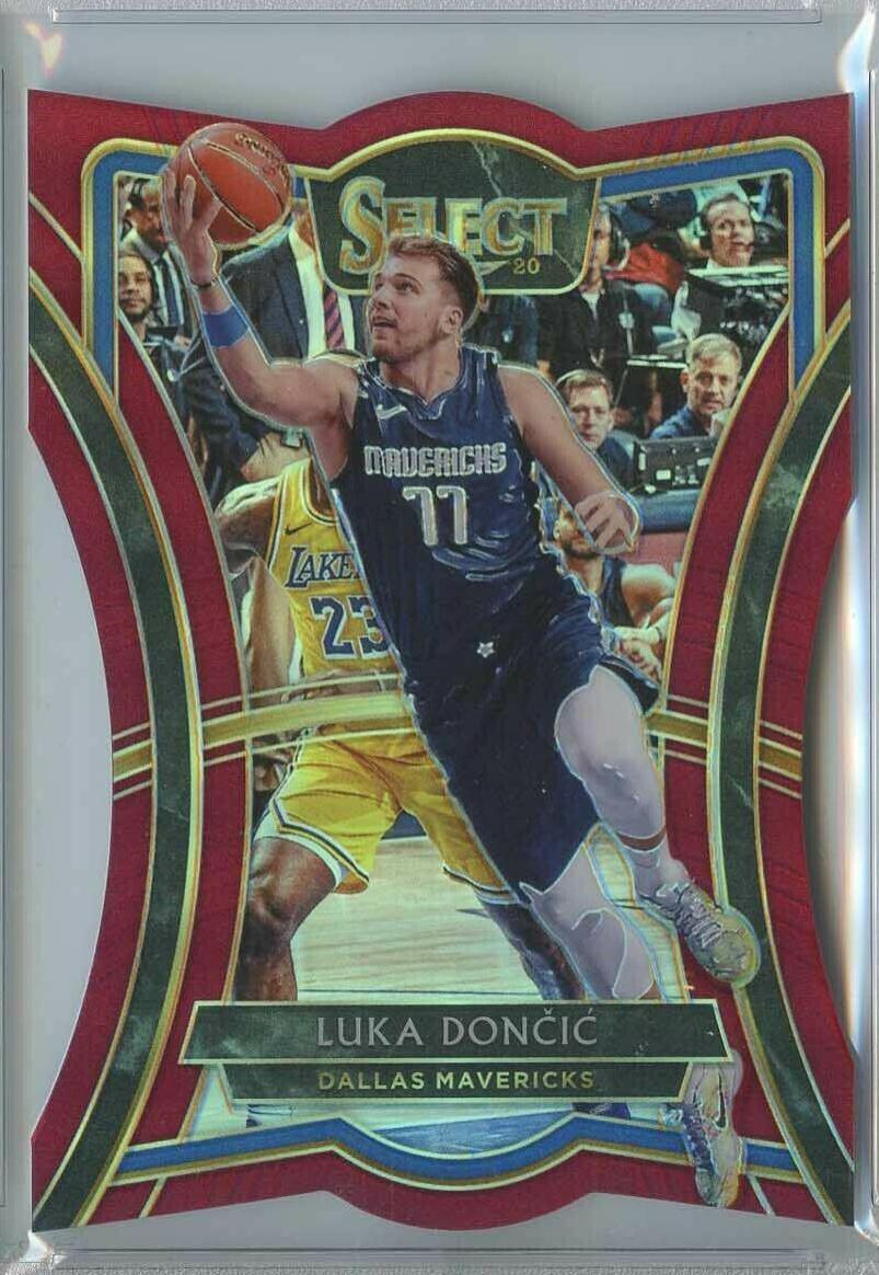 Luka Doncic [Die Cut Maroon Prizm] #193