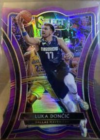 Luka Doncic [Die Cut Purple Prizm] #193