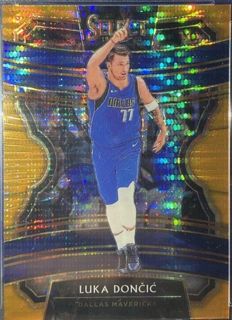 Luka Doncic [Neon Orange Pulsar Prizm] #67