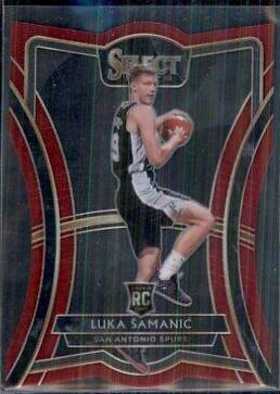 Luka Samanic [Die Cut Maroon Prizm] #105