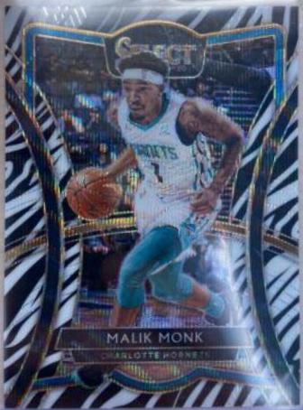 Malik Monk [Zebra Prizm] #125