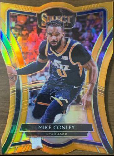 Mike Conley [Die Cut Orange Prizm] #155