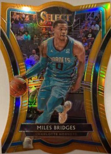 Miles Bridges [Die Cut Orange Prizm] #165