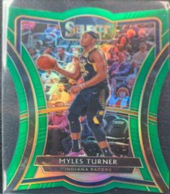 Myles Turner [Die Cut Green Prizm] #185