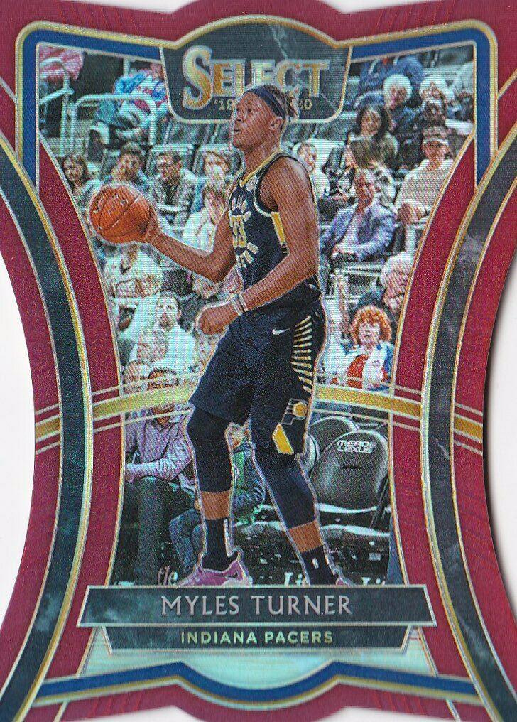 Myles Turner [Die Cut Maroon Prizm] #185