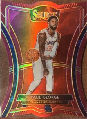 Paul George [Die Cut Maroon Prizm] #117