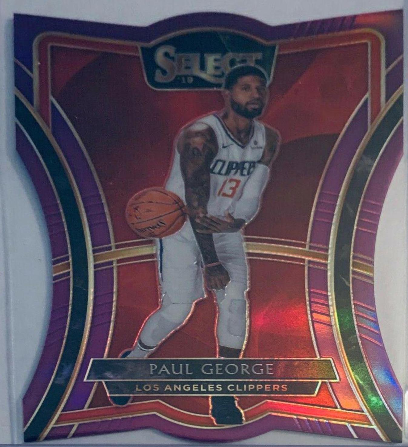 Paul George [Die Cut Purple Prizm] #117