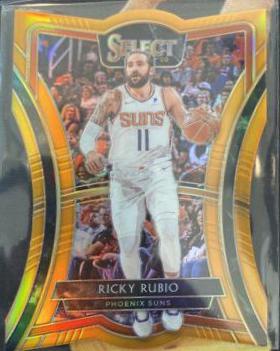 Ricky Rubio [Die Cut Orange Prizm] #147