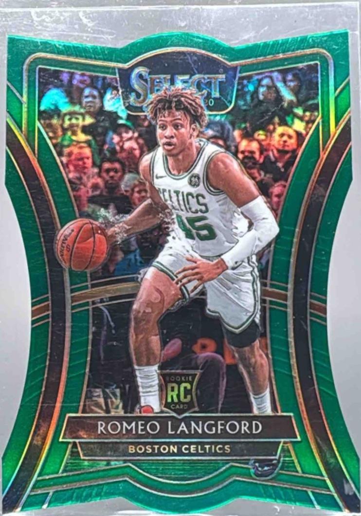 Romeo Langford [Die Cut Green Prizm] #167