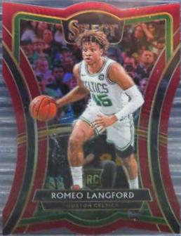 Romeo Langford [Die Cut Maroon Prizm] #167