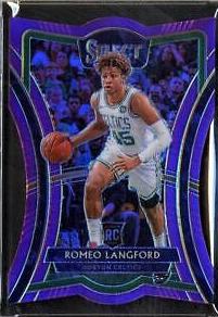 Romeo Langford [Die Cut Purple Prizm] #167
