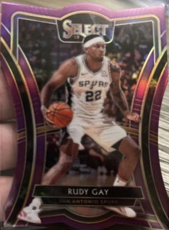 Rudy Gay [Die Cut Purple Prizm] #177