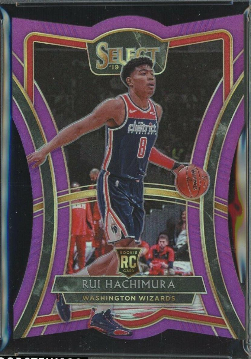 Rui Hachimura [Die Cut Purple Prizm] #187