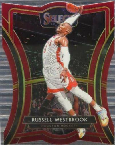 Russell Westbrook [Die Cut Maroon Prizm] #197