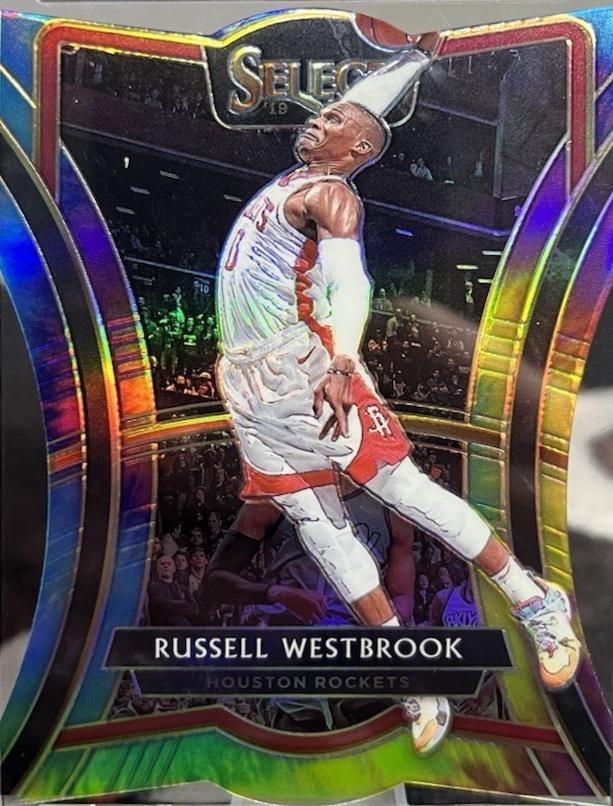 Russell Westbrook [Die Cut Tie Dye Prizm ] #197