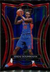 Sekou Doumbouya [Die Cut Maroon Prizm] #109