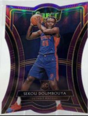 Sekou Doumbouya [Die Cut Purple Prizm] #109