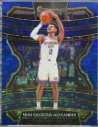 Shai Gilgeous-Alexander [Blue Disco Prizm] #81