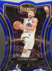 Stephen Curry [Die Cut Blue Prizm] #119
