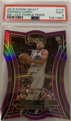 Stephen Curry [Die Cut Purple Prizm] #119
