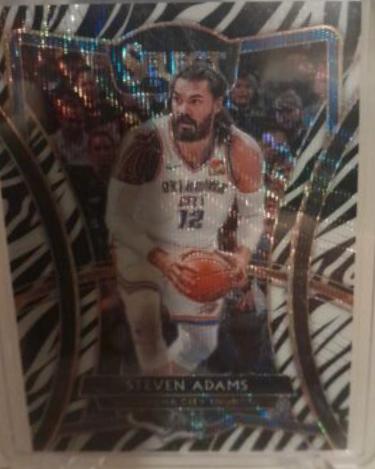 Steven Adams [Zebra Prizm] #129