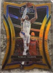 Tobias Harris [Die Cut Orange Prizm] #139
